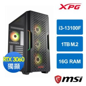 微星H610平台 [ 天威鬥王]i3-13100F/16G/RTX 3060/1TB_M2彰化筆電收購