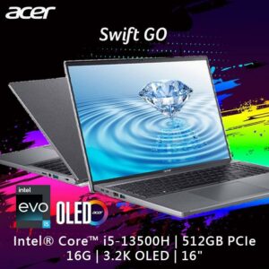 ACER Swift GO SFG16-71-55WZ 灰(i5-13500H/16G/512G PCIe/W11/3.2K OLED/16)彰化筆電收購